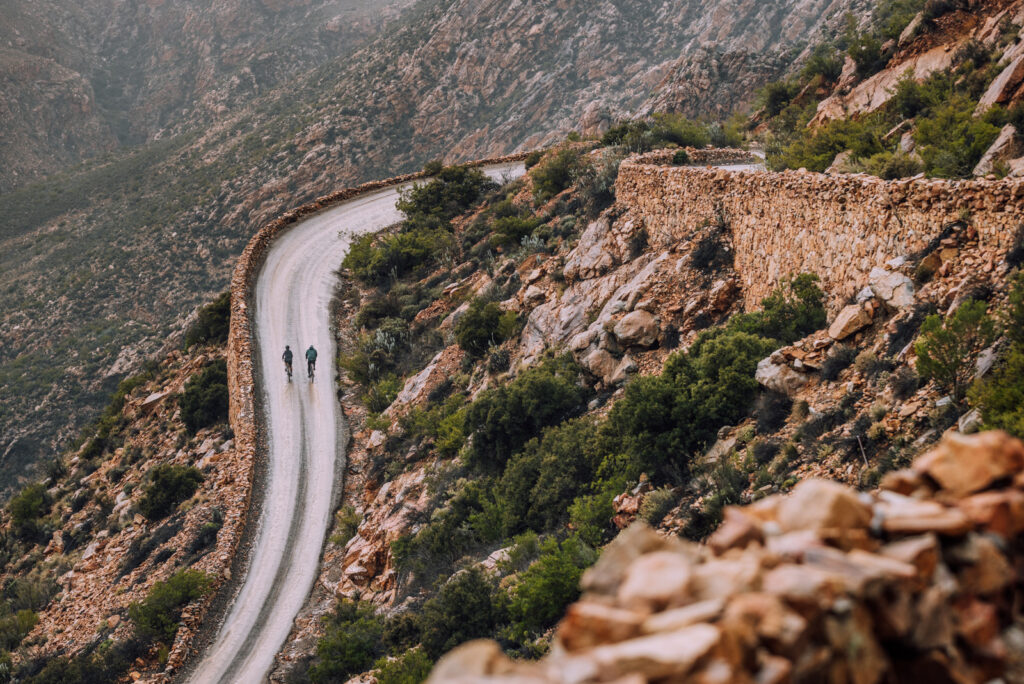 The route will challenge with a number of the Garden Route’s most iconic gravel road climbs. Photo by Shift Media Co.